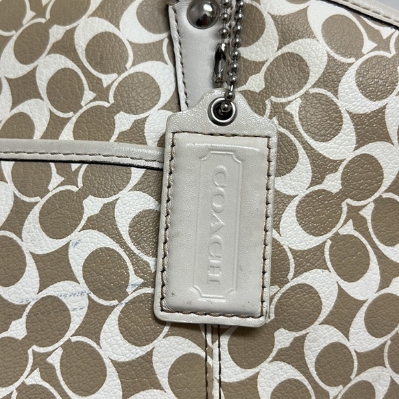 Coach Signature Leah Large Monogram Tote Bag - Picture 3 of 11